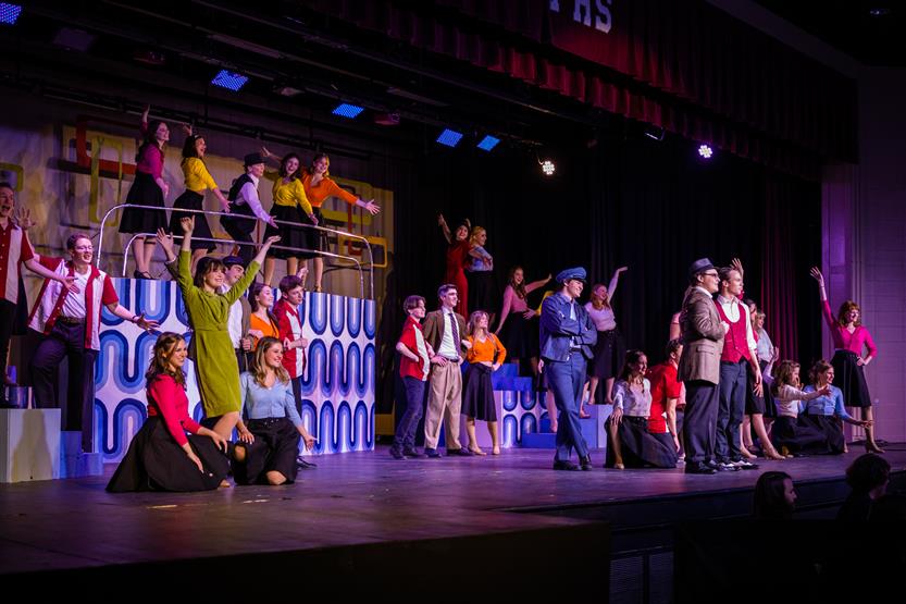 Franklin High students perform Catch Me If You Can